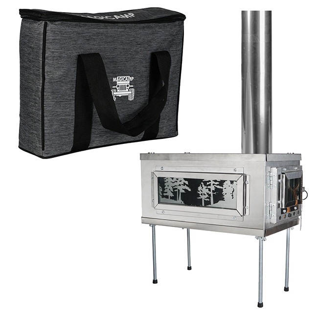 بخاری هیزمی زمین مدل کمپینگ مجیکمپ