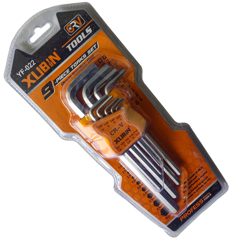 آچار آلن شش گوش ژوبین مدل WCC8312 مجموعه 9 عددی