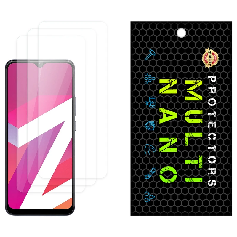 محافظ صفحه نمایش مولتی نانو مدل X-S3N مناسب برای گوشی موبایل لاوا Z2 Max بسته سه عددی