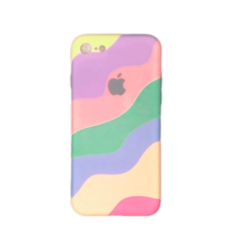 کاور مدل سیلیکونی طرح ابرنگی کد 07 مناسب برای گوشی موبایل اپل  iphone 7