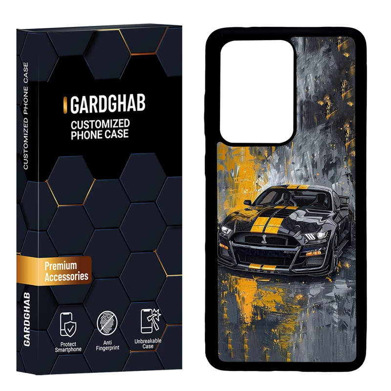 کاور گارد قاب مدل دور ژله ای پشت گلس پسرانه مناسب برای گوشی موبایل سامسونگ  Galaxy S20 Ultra