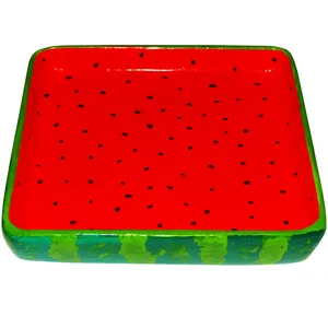 شیرینی خوری سفالی مدل هندوانه یلدا کد 912