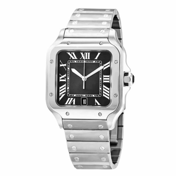 ساعت مچی عقربهای مردانه مدل تک موتوره بند استیل قفل پروانه ای کد 4