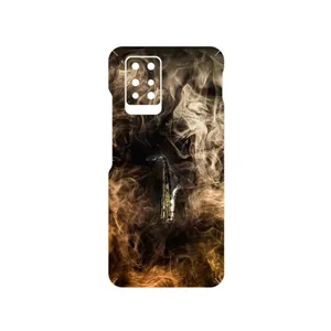 MAHOOT Saxophone Cover Sticker for Infinix Note 10 Pro