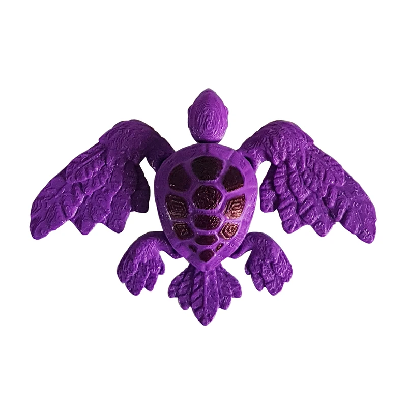 اکشن فیگور مدل لاک پشت بالدار طول 6 سانتی متر