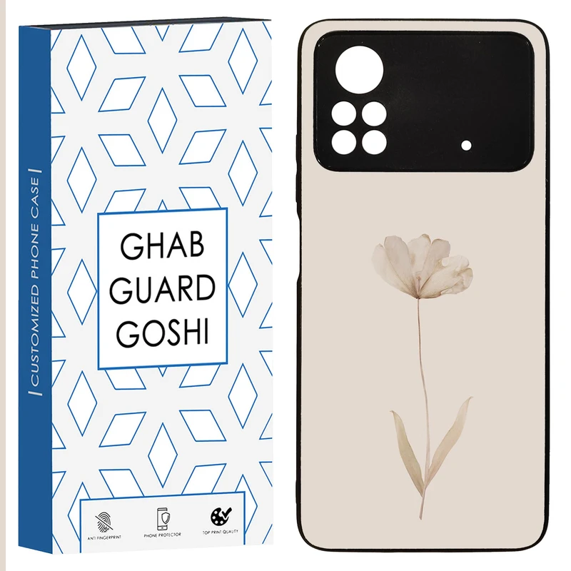  کاور قاب گارد گوشی طرح گل کد TPU-199 مناسب برای گوشی موبایل شیائومی POCO M4 PRO 4G 
