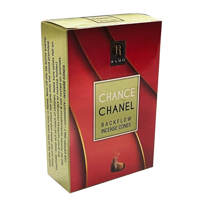 عود رامو مدل آبشاری طرح CHANEL بسته 10 عددی