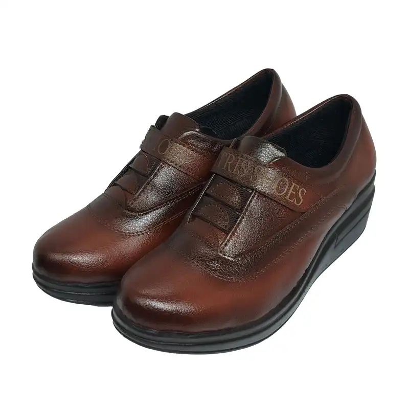 کفش طبی زنانه سیی مدل پارتیس چسبی کد 2070