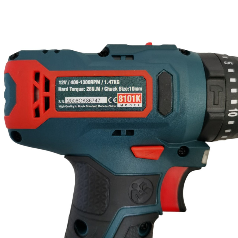 دریل پیچ گوشتی چکشی شارژی رونیکس مدل 8101K