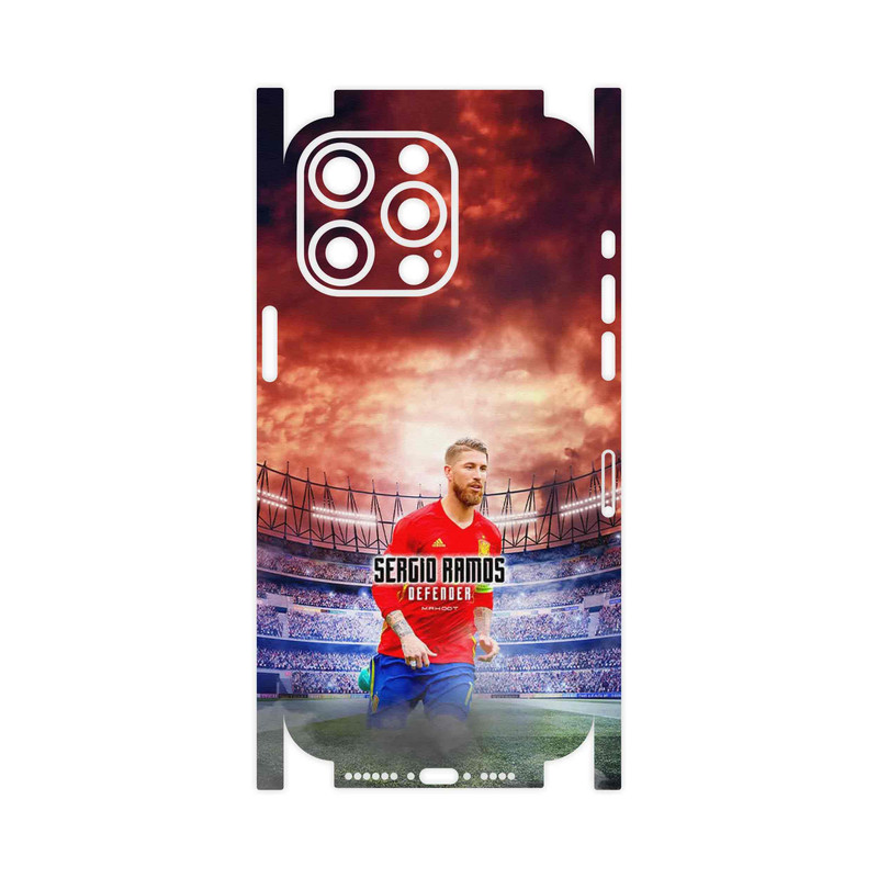 برچسب پوششی ماهوت مدل Sergio Ramos-FullSkin مناسب برای گوشی موبایل اپل iPhone 15 Pro Max