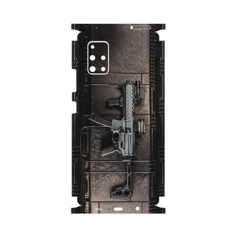 برچسب پوششی ماهوت مدل Gun-FullSkin مناسب برای گوشی موبایل سامسونگ Galaxy A71 5G