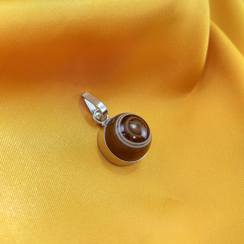 آویز گردنبند نقره مدل بابا غوری کد NG2692