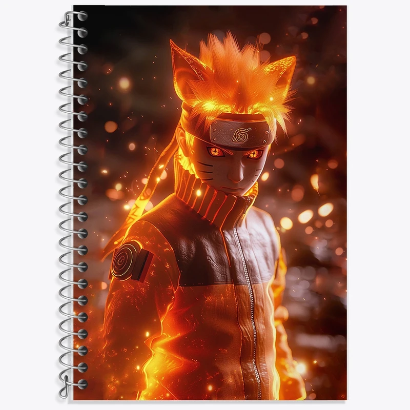 دفتر لغت 50 برگ خندالو طرح انیمه ناروتو (Naruto) کد F2842