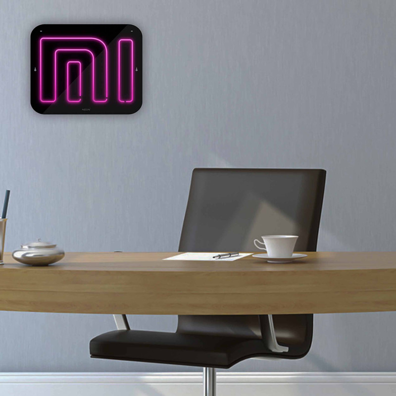 چراغ دیواری نئون دیزاین مدل Xiaomi-BL_PN