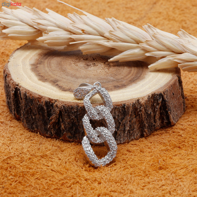 آویز گردنبند نقره زنانه مدل AMT_M025 آویز گردنبند نقره زنانه مدل AMT_M025