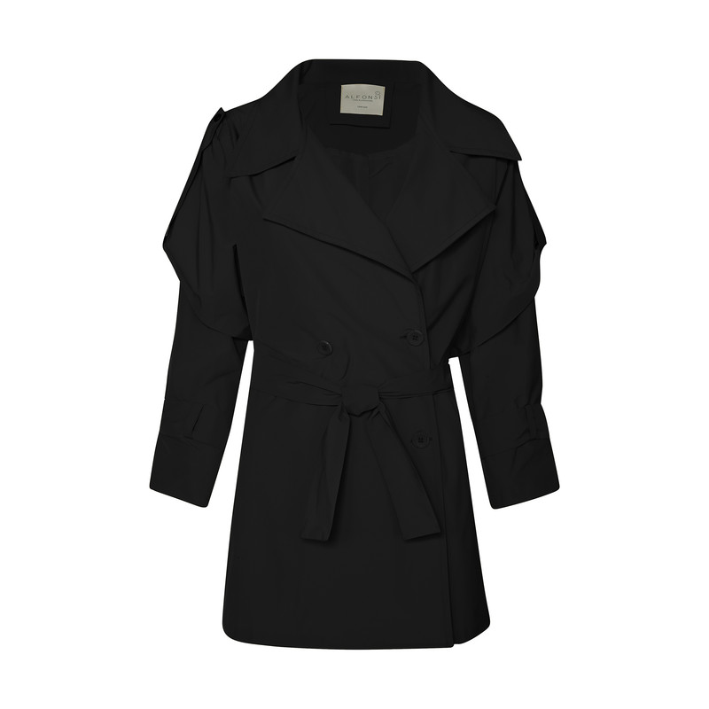 بارانی زنانه آلفونسی مدل W2114020RC-BLACK