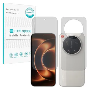 Rock space Hydrogel model Matte Screen Protector for Xiaomi 17 Ultra mobile phone along with the back protector