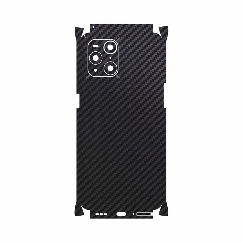 برچسب پوششی ماهوت مدل Carbon-Fiber-FullSkin مناسب برای گوشی موبایل اپو Find X3 Pro