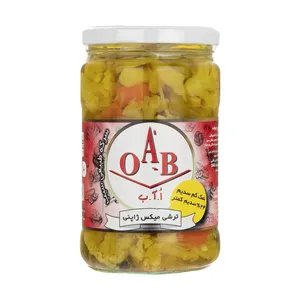 ترشی میکس ژاپنی اٌ آ ب - 700 گرم