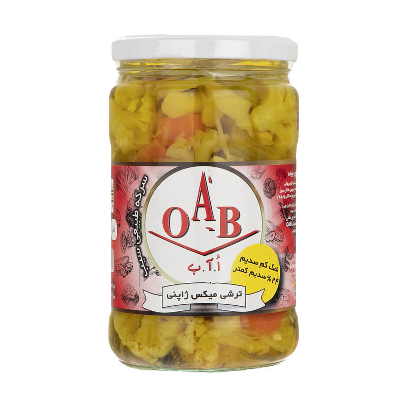 ترشی میکس ژاپنی اٌ آ ب - 700 گرم