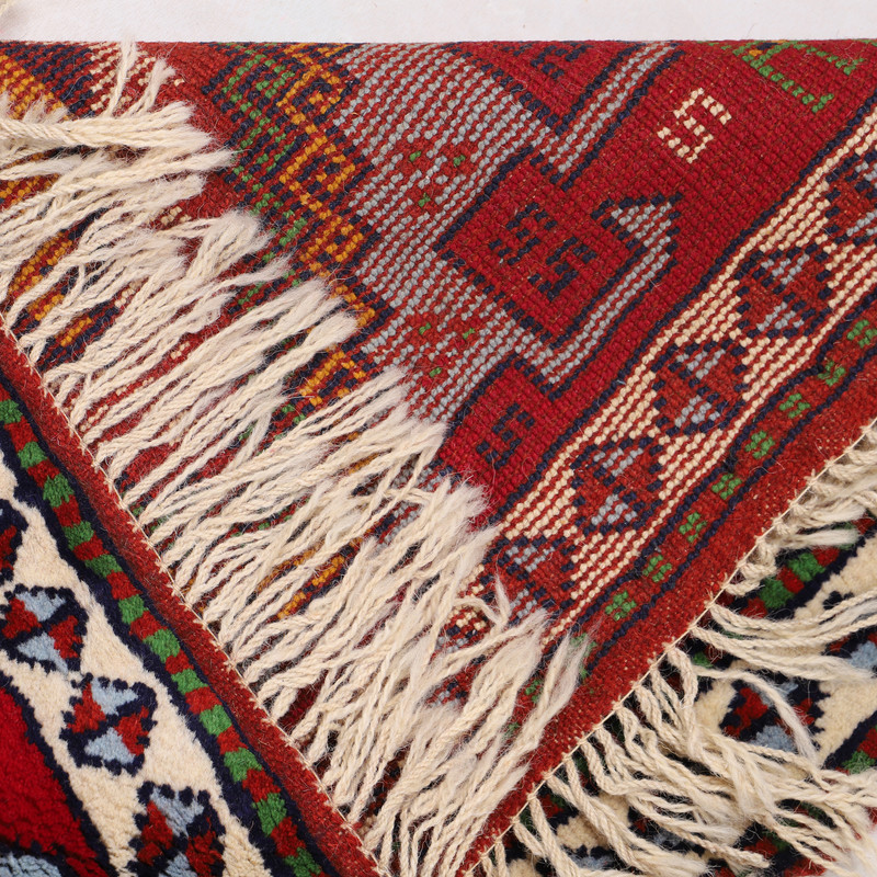 فرش دستبافت دو متری طرح خراسان کد 4020568