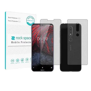 Rockspace HyMTT Matte screen protector suitable for Nokia 6.1 Plus mobile phone along with the back protector