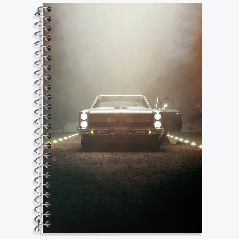 دفتر لغت 50 برگ خندالو طرح ماشین کلاسیک کد F1009