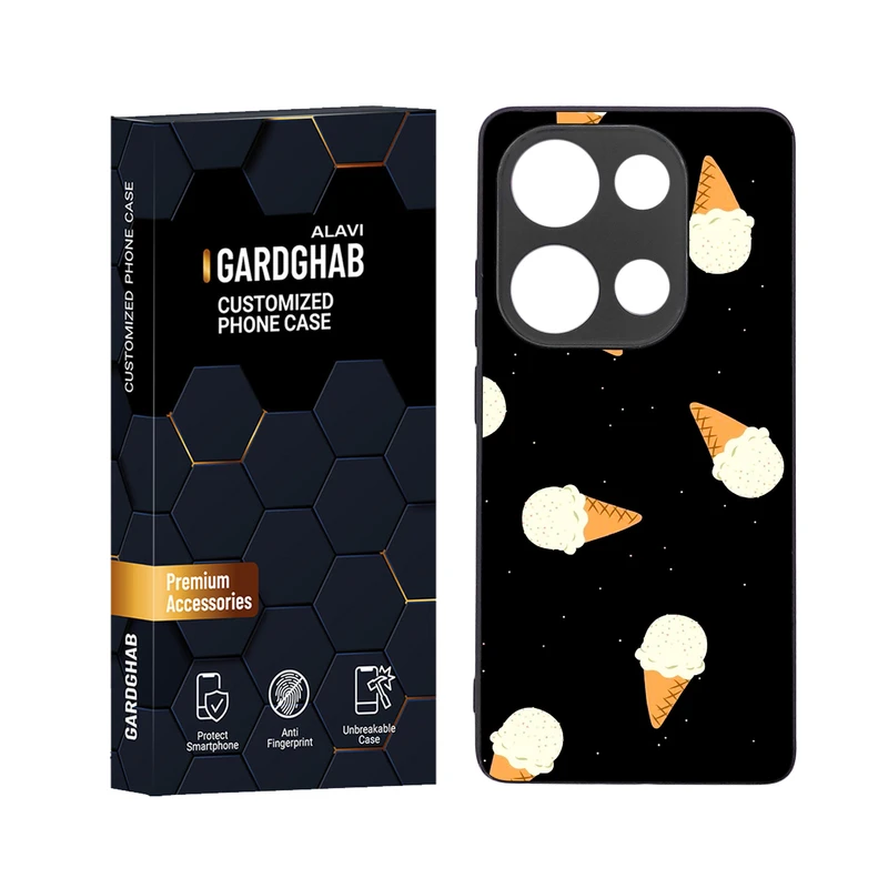 کاور گارد قاب علوی مدل دور ژله ای مناسب برای گوشی موبایل شیائومی Redmi Note 13 Pro 4G