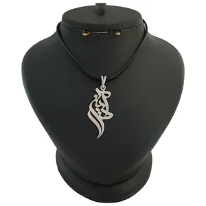 گردنبند نقره زنانه ترمه ۱ طرح اذین کد mas 00242