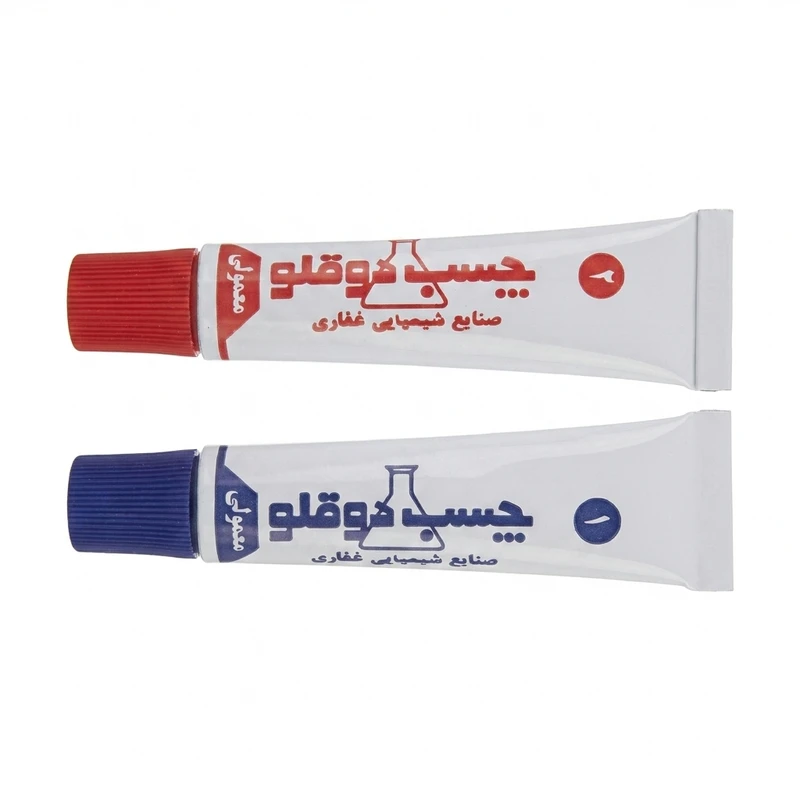 چسب دوقلو غفاری مدل AKHA2G وزن 18 گرم