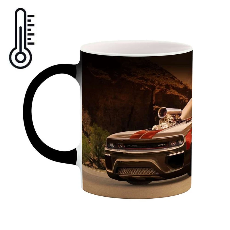 ماگ حرارتی کاکتی مدل ماشین دوج چلنجر کد mgh11528