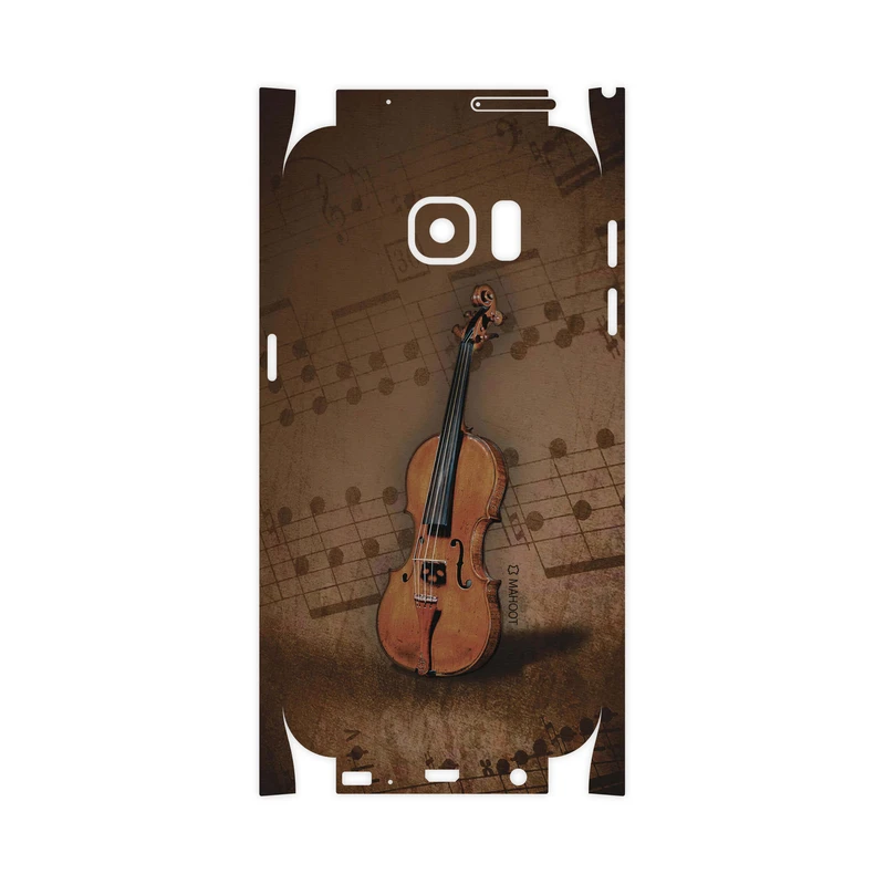 برچسب پوششی ماهوت مدل Violin-Instrument-FullSkin مناسب برای گوشی موبایل سامسونگ Galaxy S7