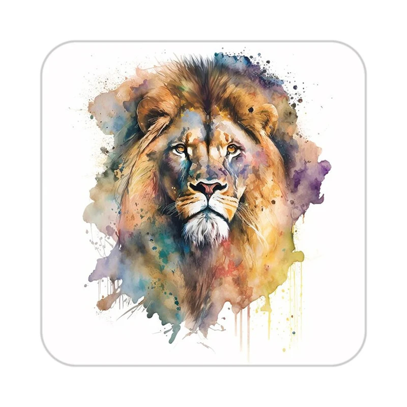 زیر لیوانی کاکتی طرح شیر مدل mp23366