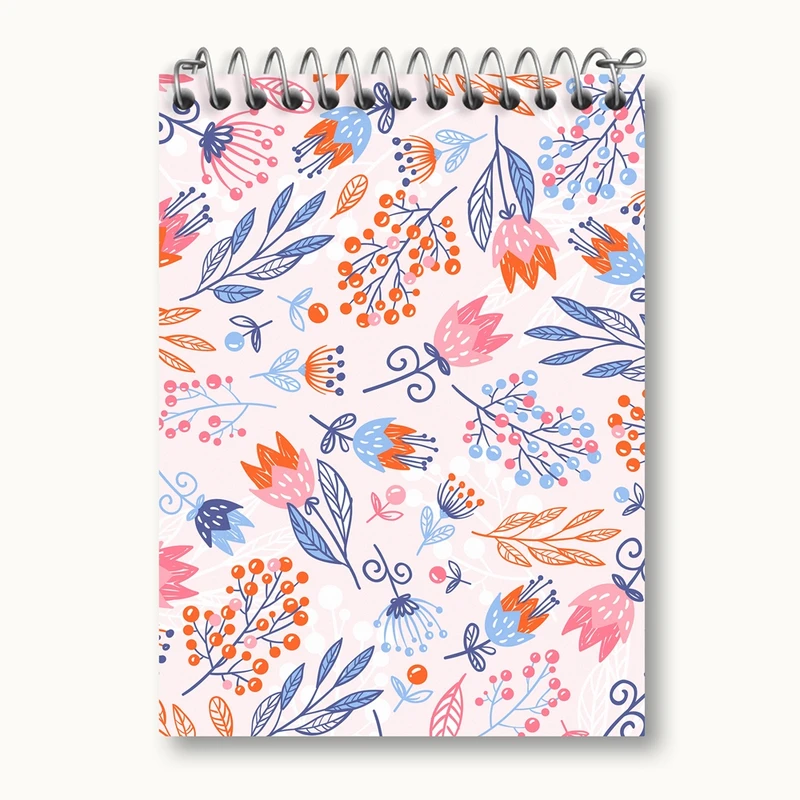 دفتر یادداشت 50 برگ خندالو مدل گل گلی کد 29033