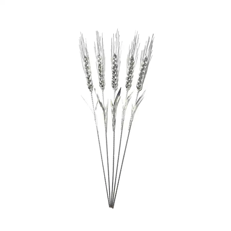 گل مسی طرح خوشه گندم مدل آبکاری بسته 5 عددی