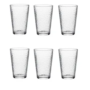 لیوان دلی گلس مدل پولکی انزاب کد 1369n بسته 6 عددی