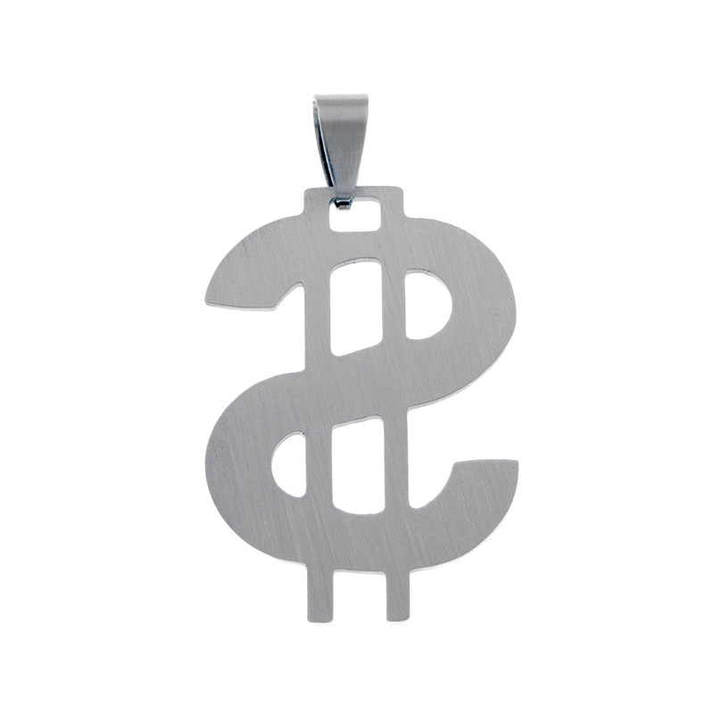 گردنبند مردانه برانت طرح دلار