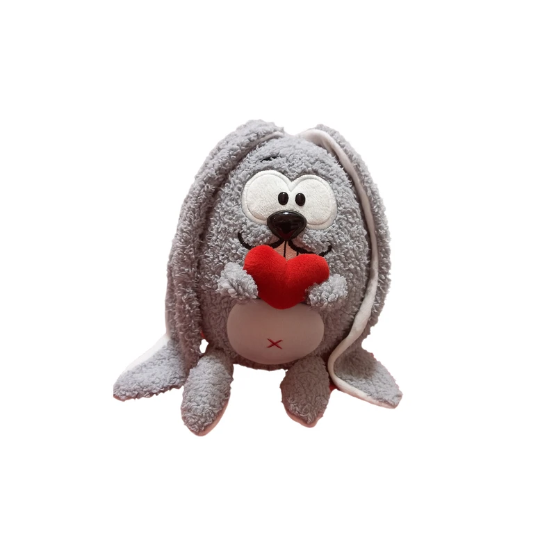 عروسک مدل خرگوش قلب به دست کد s11 ارتفاع 20 سانتی‌ متر