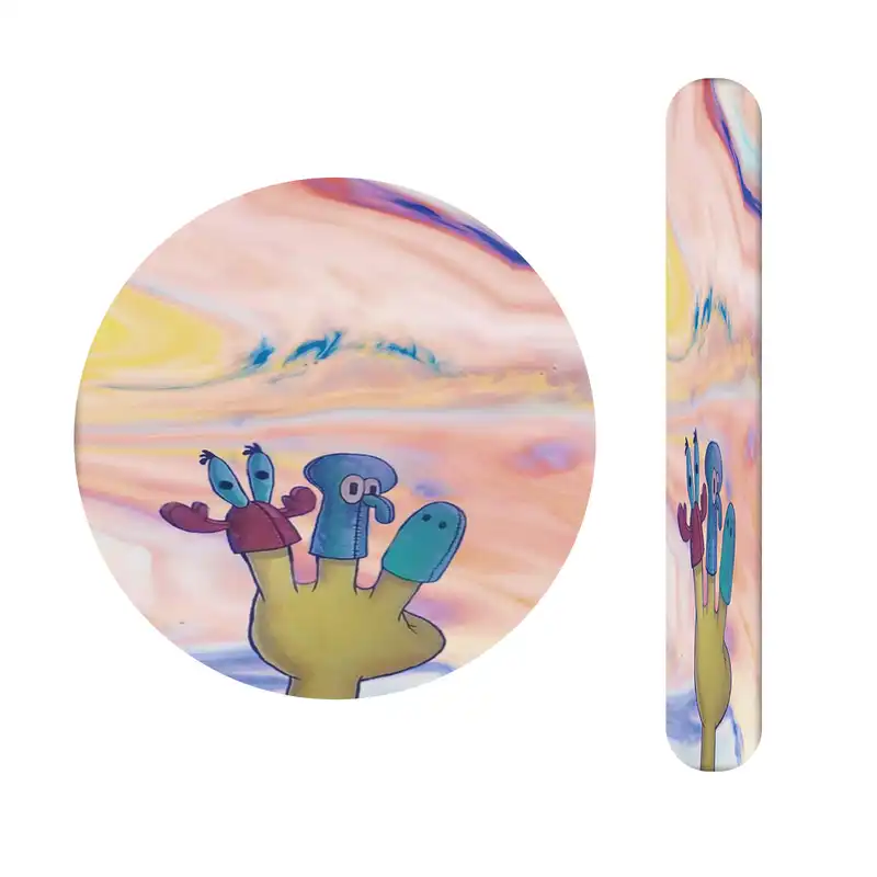 سوهان ناخن مندیکس مدل باب اسفنجی کد 504 به همراه آینه جیبی