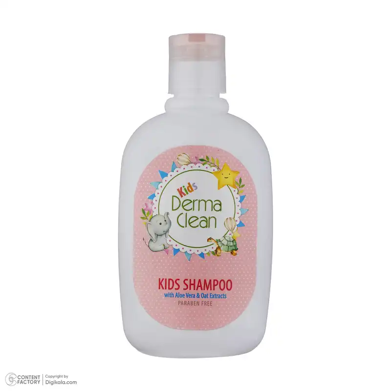 شامپو کودک درماکلين مدل آلوئه ورا و جو دوسر250 ميلی لیتر دخترانه رنگ صورتي