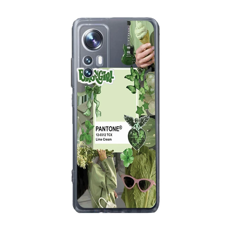 کاور طرح Pantone Green مناسب برای گوشی موبایل شیائومی Xiaomi 12T Pro