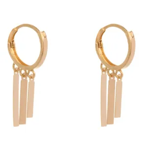 گوشواره طلا 18 عیار زنانه دوست خوب مدل dk461