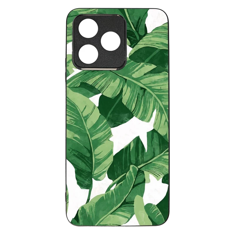 کاور قاب گارد گوشی طرح برگ کد TPU-075 مناسب برای گوشی موبایل ریلمی C53