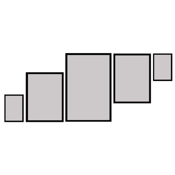 قاب عکس بکلیت مدل 215-140 مجموعه 5 عددی