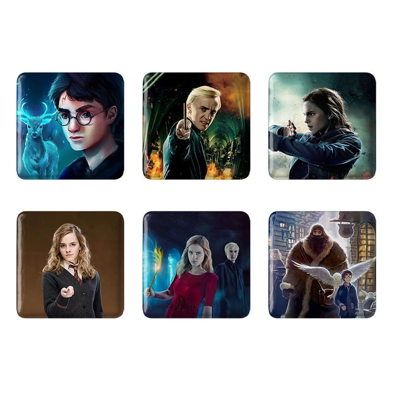 مگنت خندالو طرح هری پاتر Harry Potter کد 1582B مجموعه 6 عددی