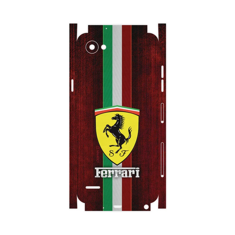 برچسب پوششی ماهوت مدل Ferrari-FullSkin مناسب برای گوشی موبایل ال جی Q6