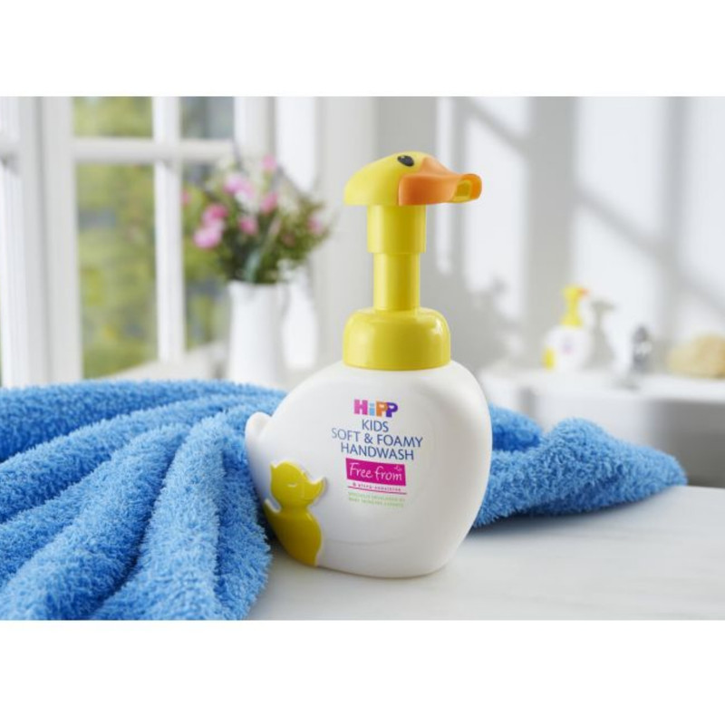 فوم شستشوی کودک هیپ مدل SOFT and FOAMY حجم 250 میلی لیتر فوم شستشوی کودک هیپ مدل SOFT and FOAMY حجم 250 میلی لیتر