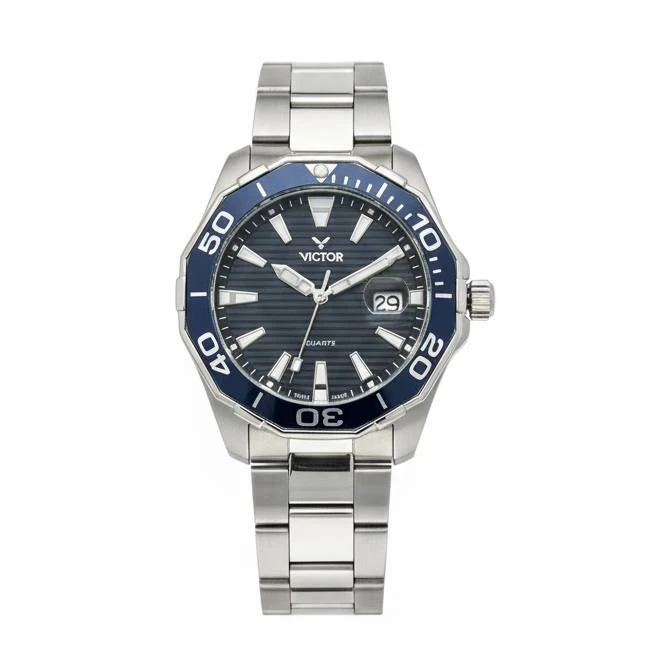 ساعت مچی عقربه‌ای کوارتز مردانه ویکتور مدل ۵۷۳۰۱