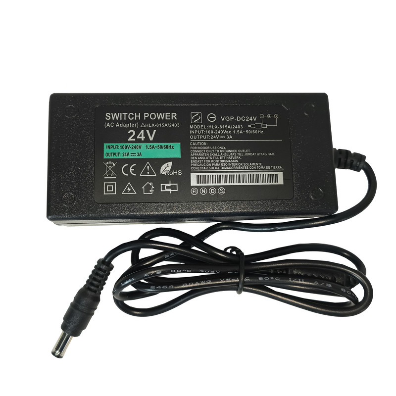 آداپتور 24 ولت 3 آمپر مدل HLX-815A