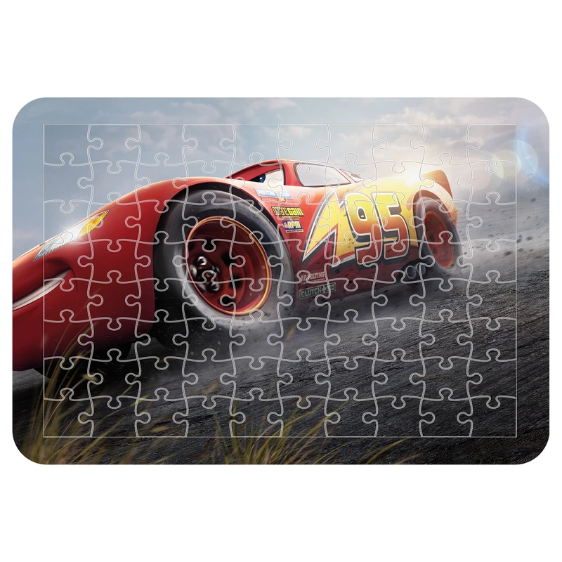 پازل 54 تکه مدل CHB1259 طرح انیمیشن ماشین ها مک کویین